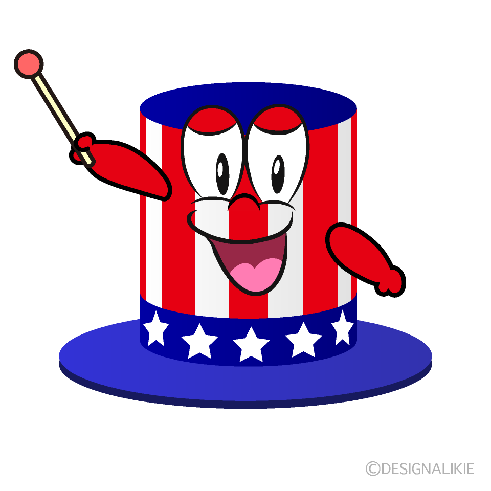 Speaking Independence Day Cartoon Character Image