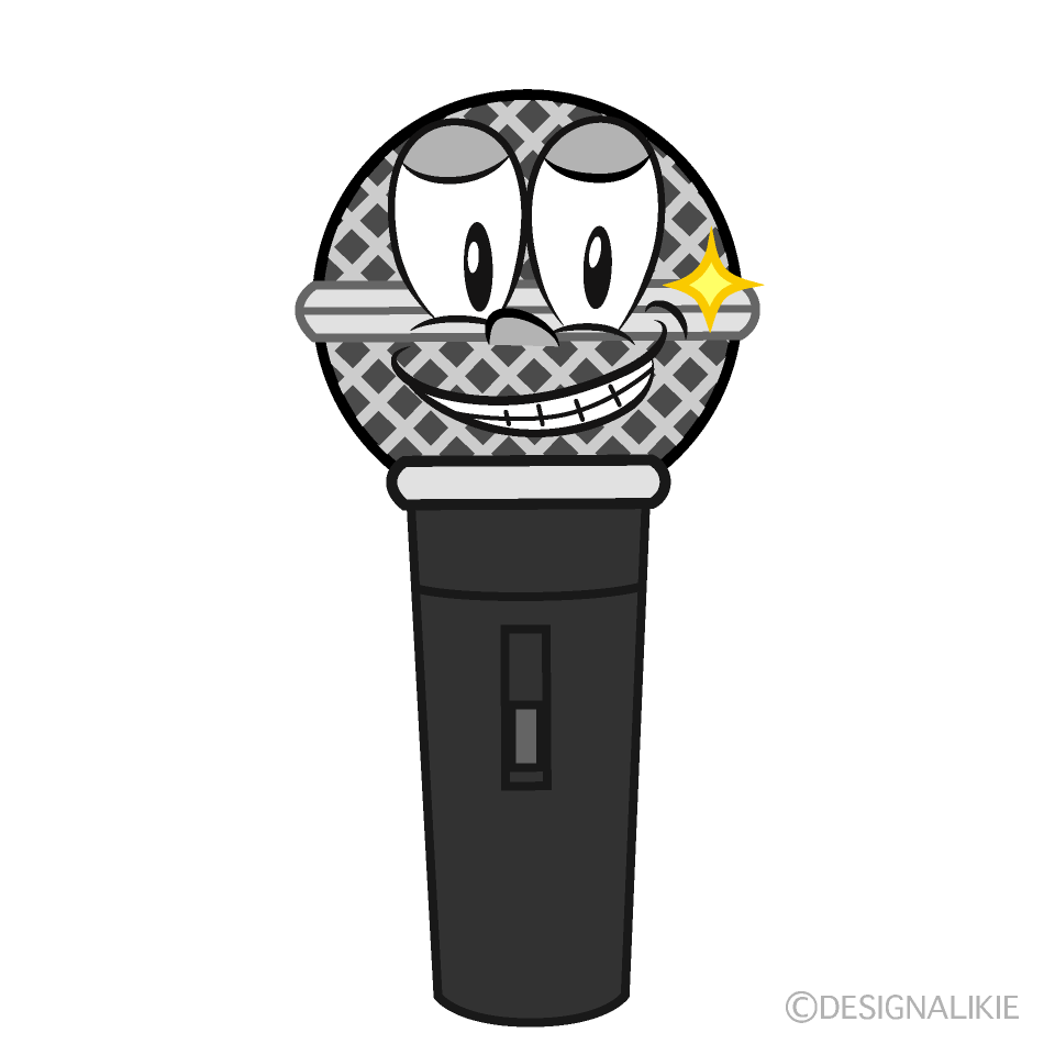 Grinning Microphone