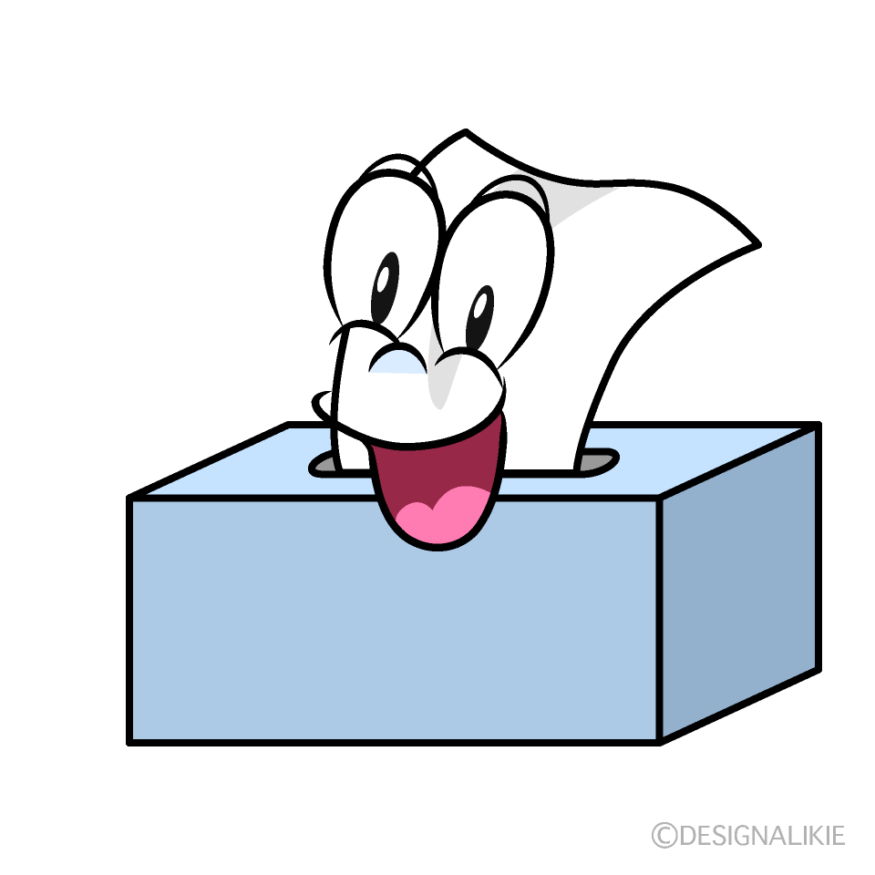 Surprising Tissues Cartoon Character Image