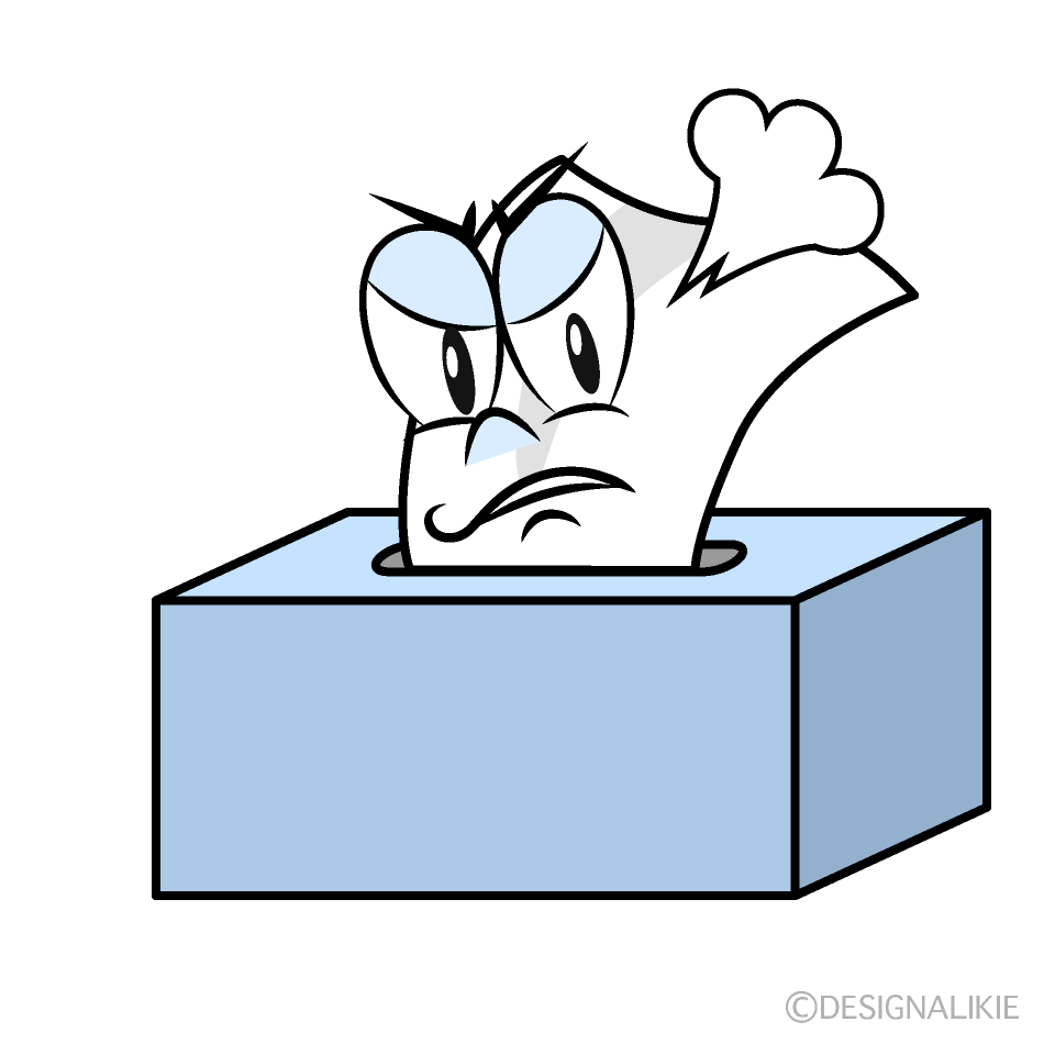 Angry Tissues Cartoon Character Image