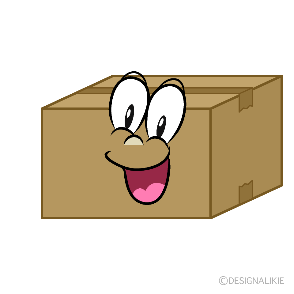 Surprising Box Cartoon Character Image