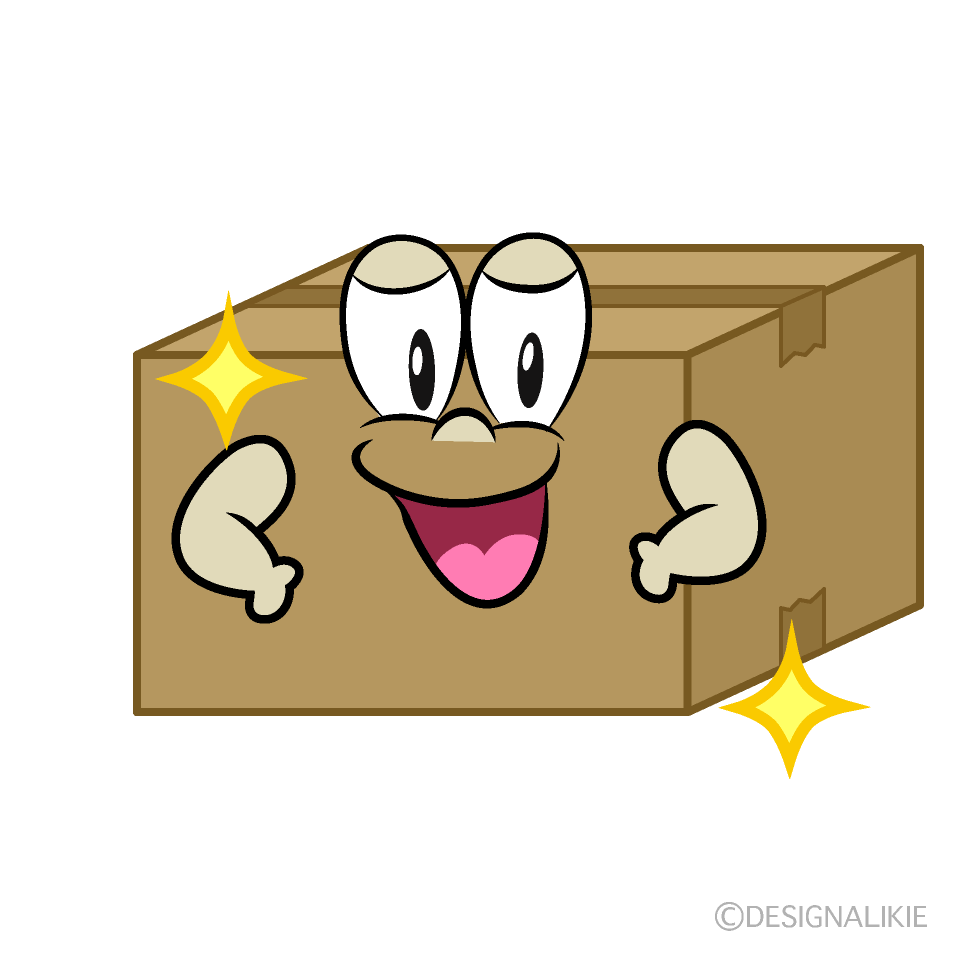 Glitter Box Cartoon Character Image