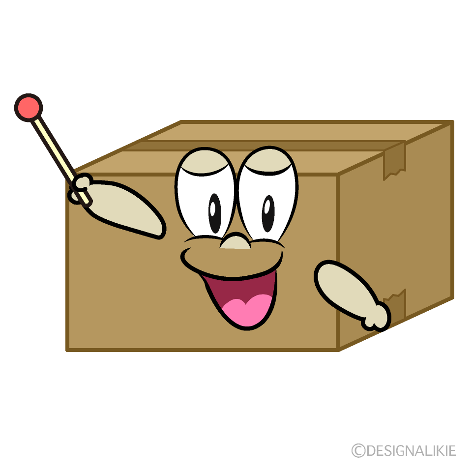 Speaking Box Cartoon Character Image