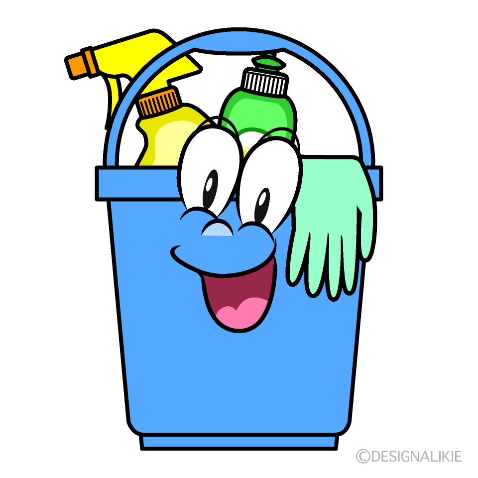 Surprising Bucket Cartoon Character Image