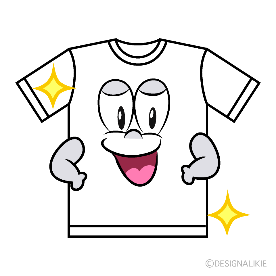 Glitter T-shirt Cartoon Character Image