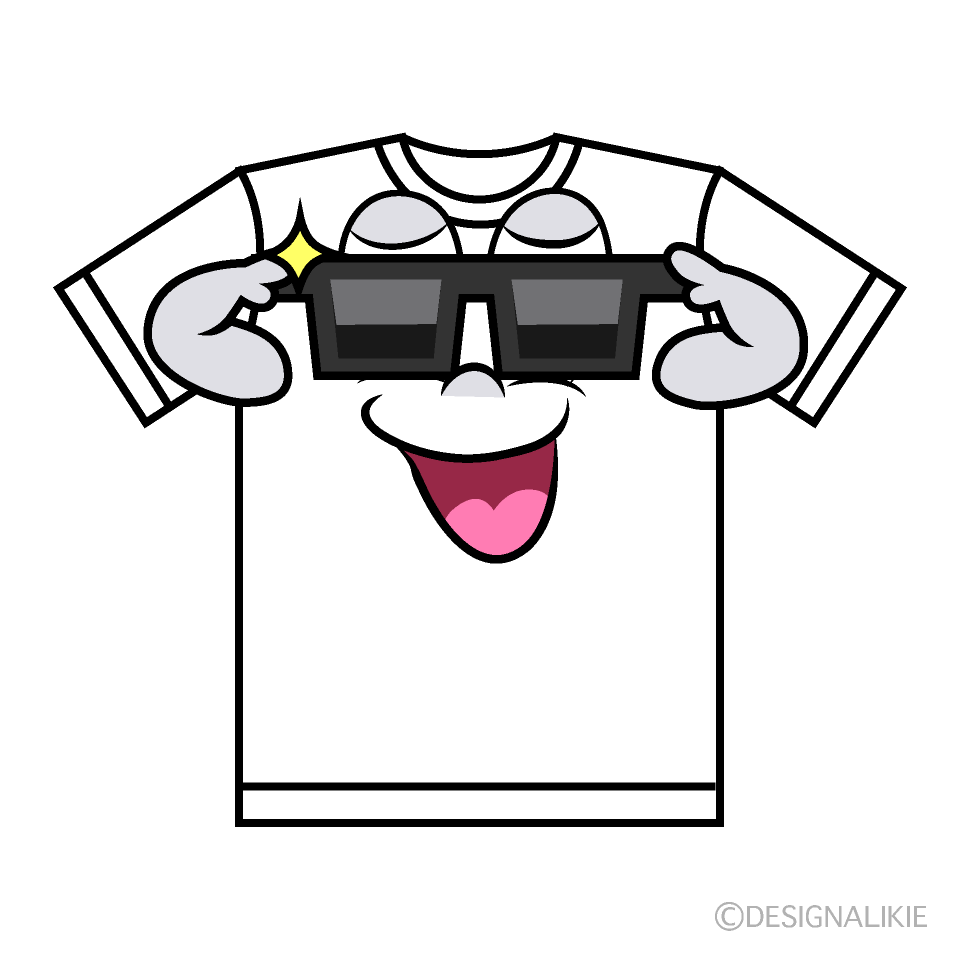 Cool T-shirt Cartoon Character Image