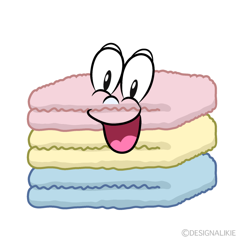 Surprising Towel Cartoon Character Image