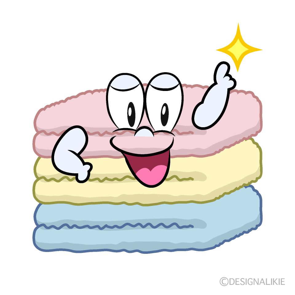 Posing Towel Cartoon Character Image