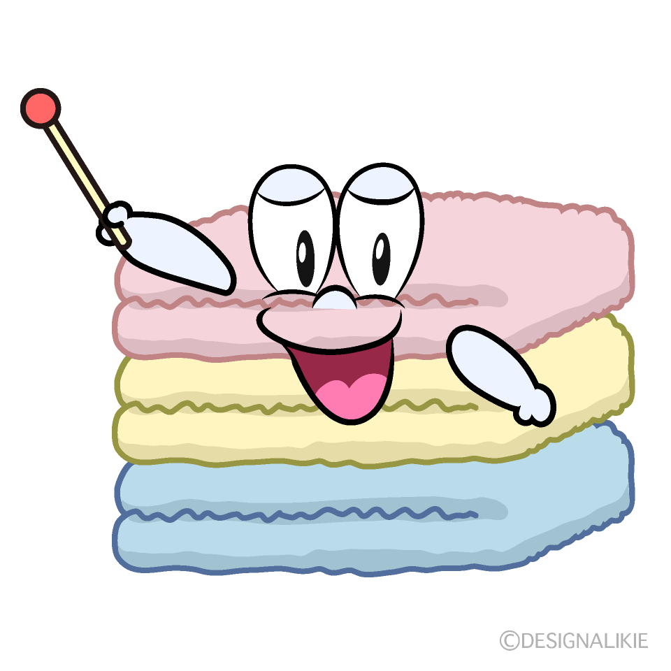 Speaking Towel Cartoon Character Image