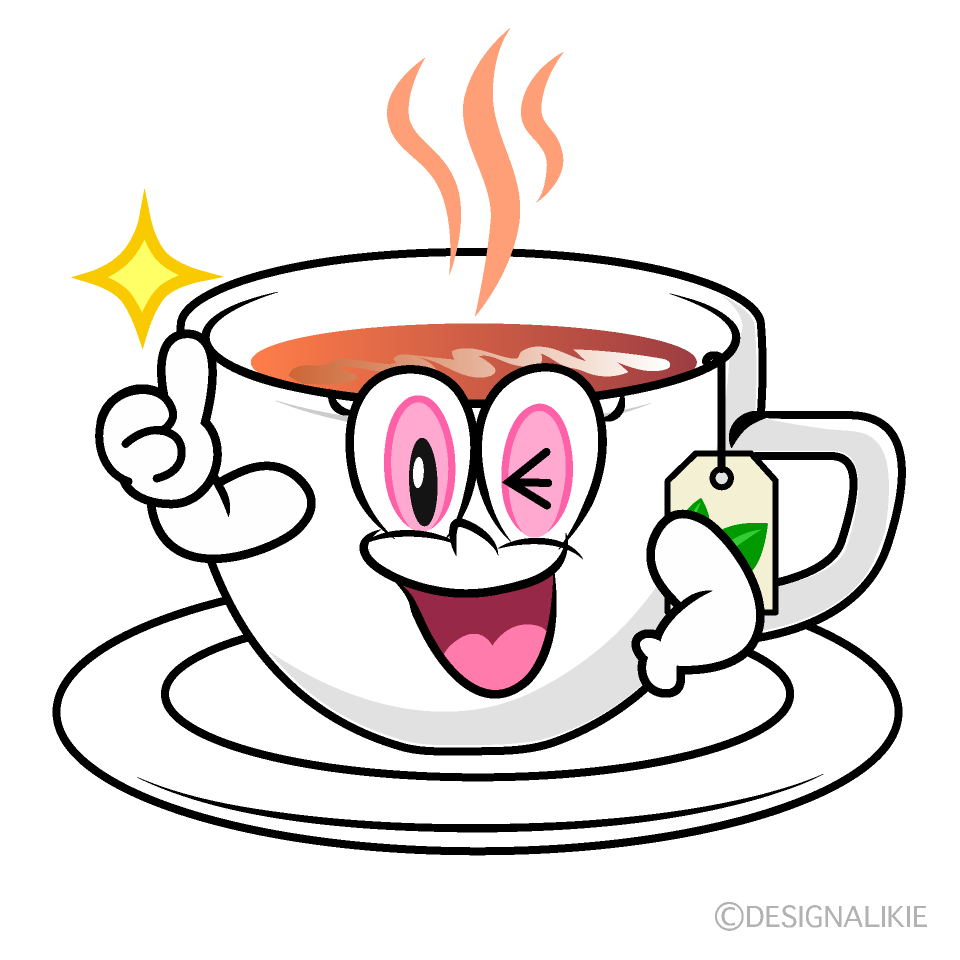 Thumbs up Tea Cartoon Character Image