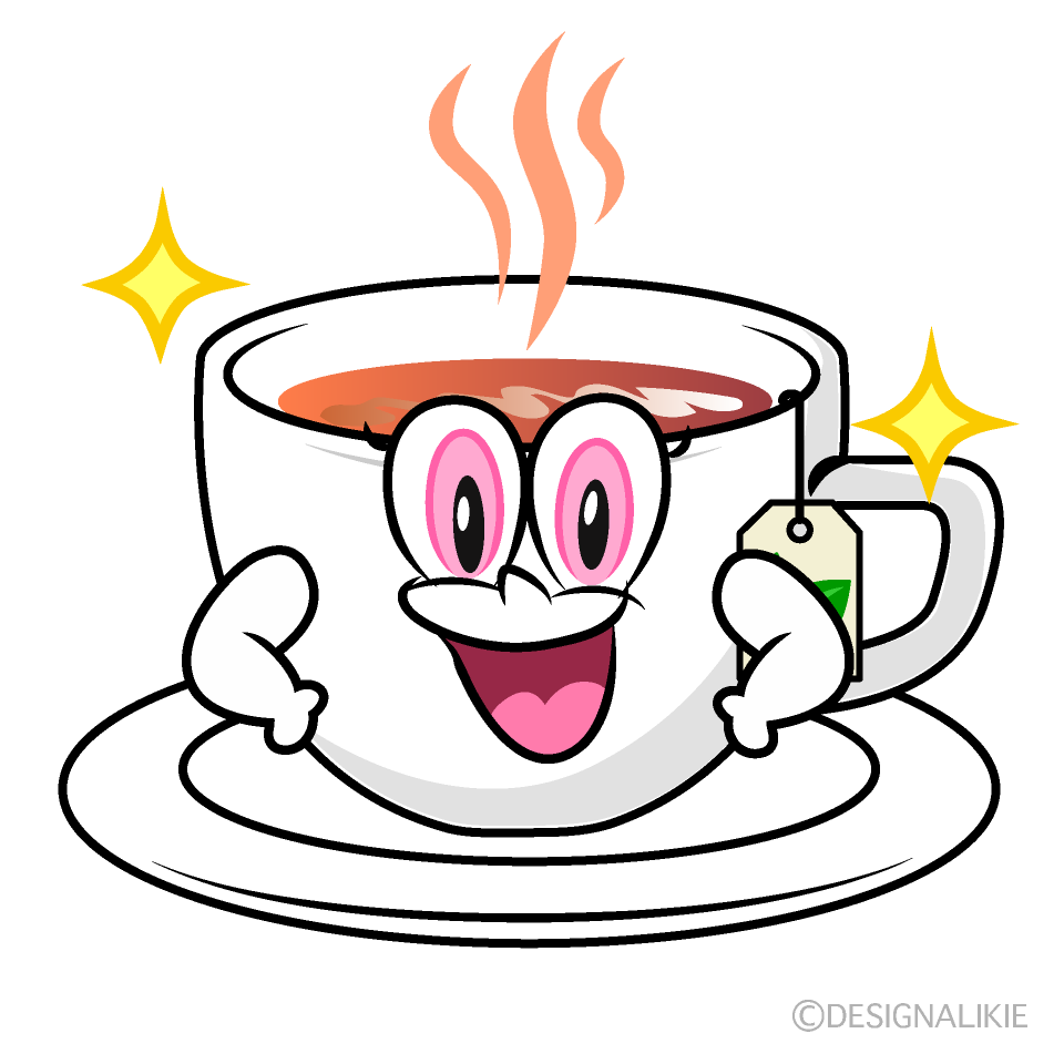 Glitter Tea Cartoon Character Image