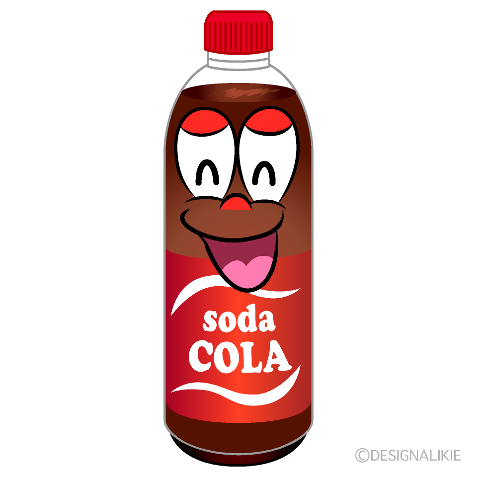 Smiling Cola Cartoon Character Image