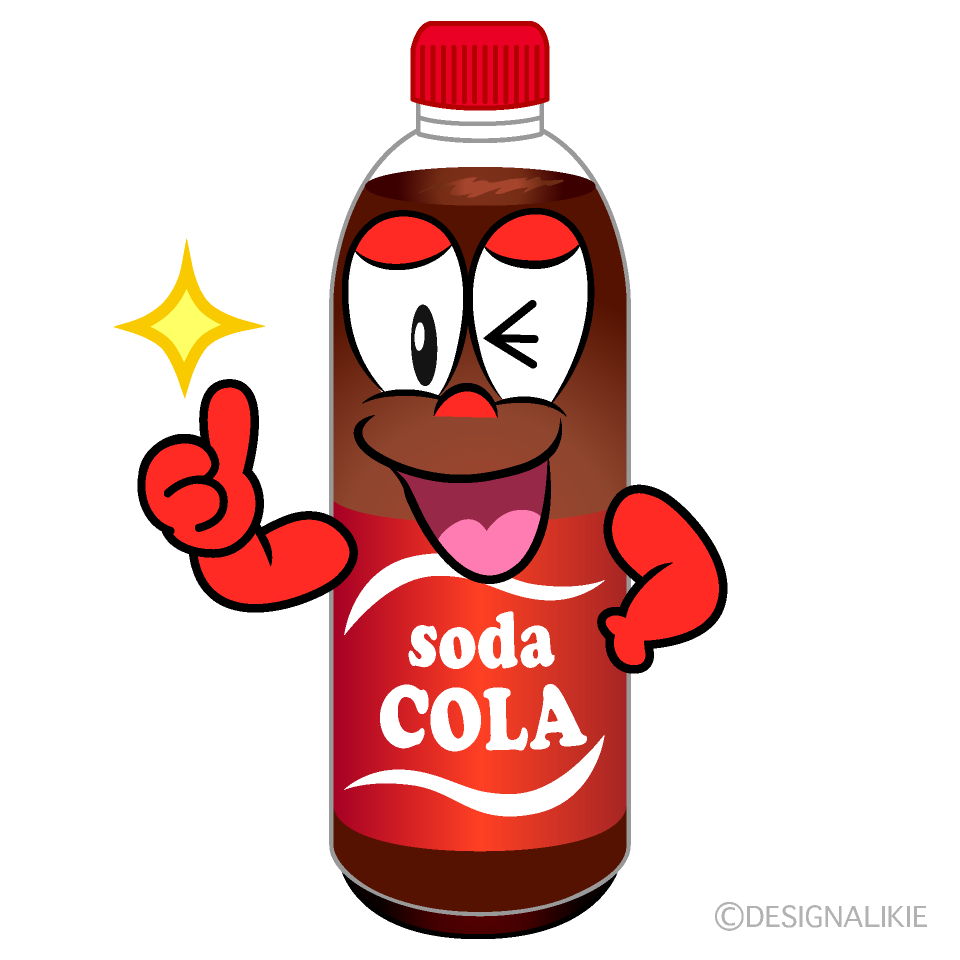 Thumbs up Cola Cartoon Character Image