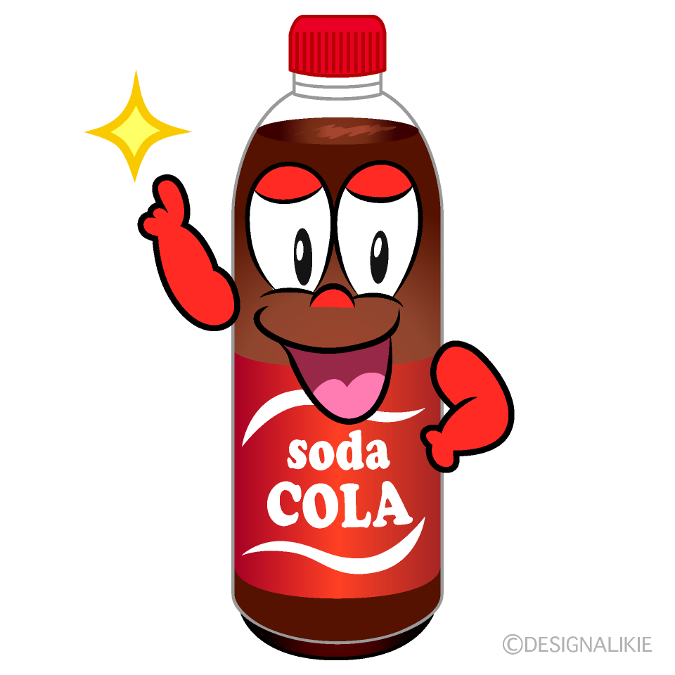 Posing Cola Cartoon Character Image