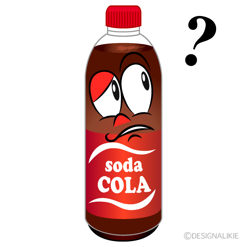 Thinking Cola Cartoon Character Image