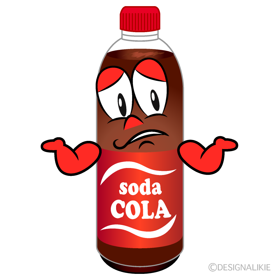 Troubled Cola Cartoon Character Image