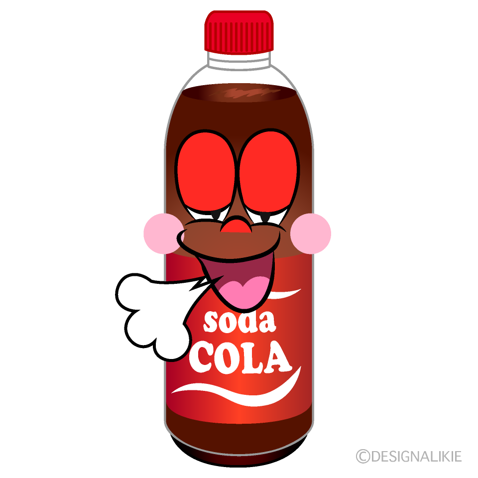 Relaxing Cola Cartoon Character Image