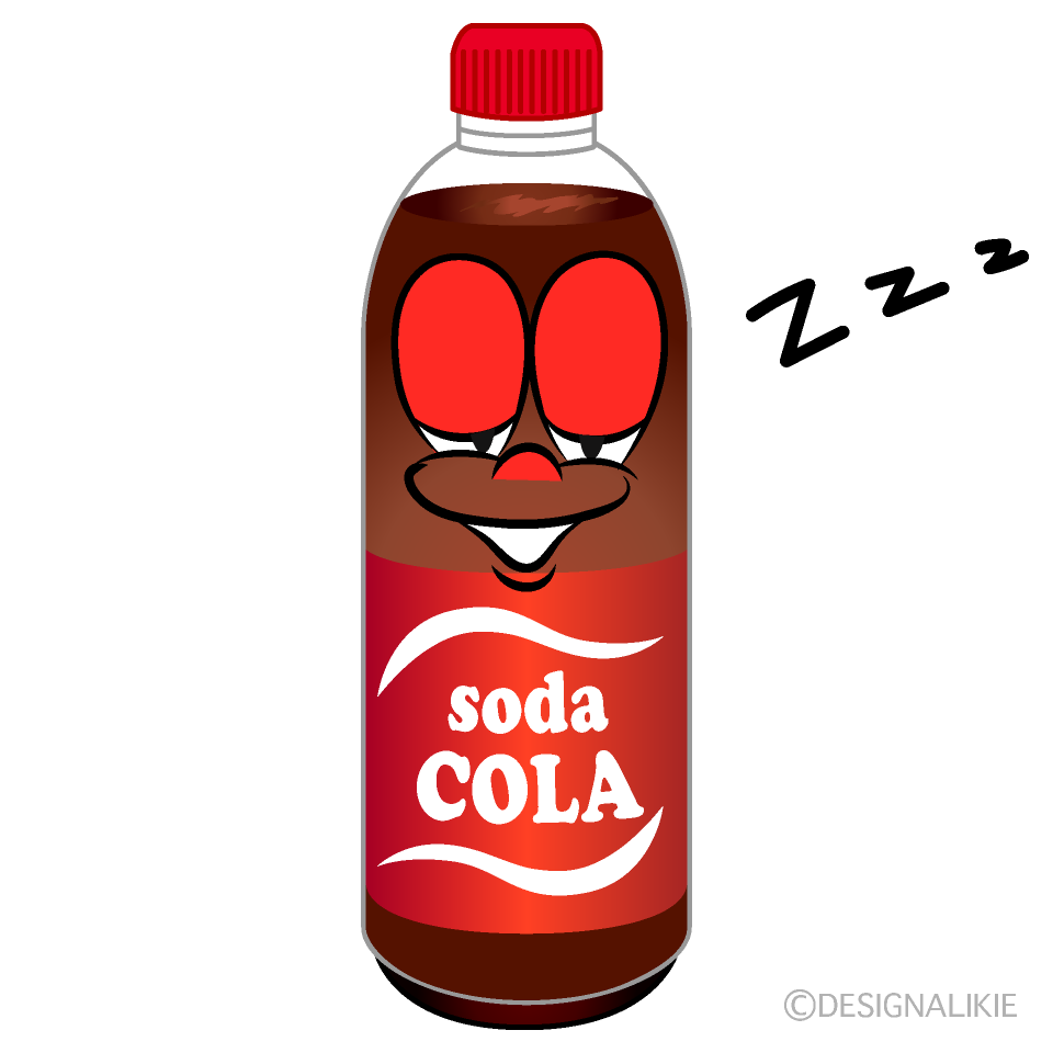 Sleeping Cola Cartoon Character Image