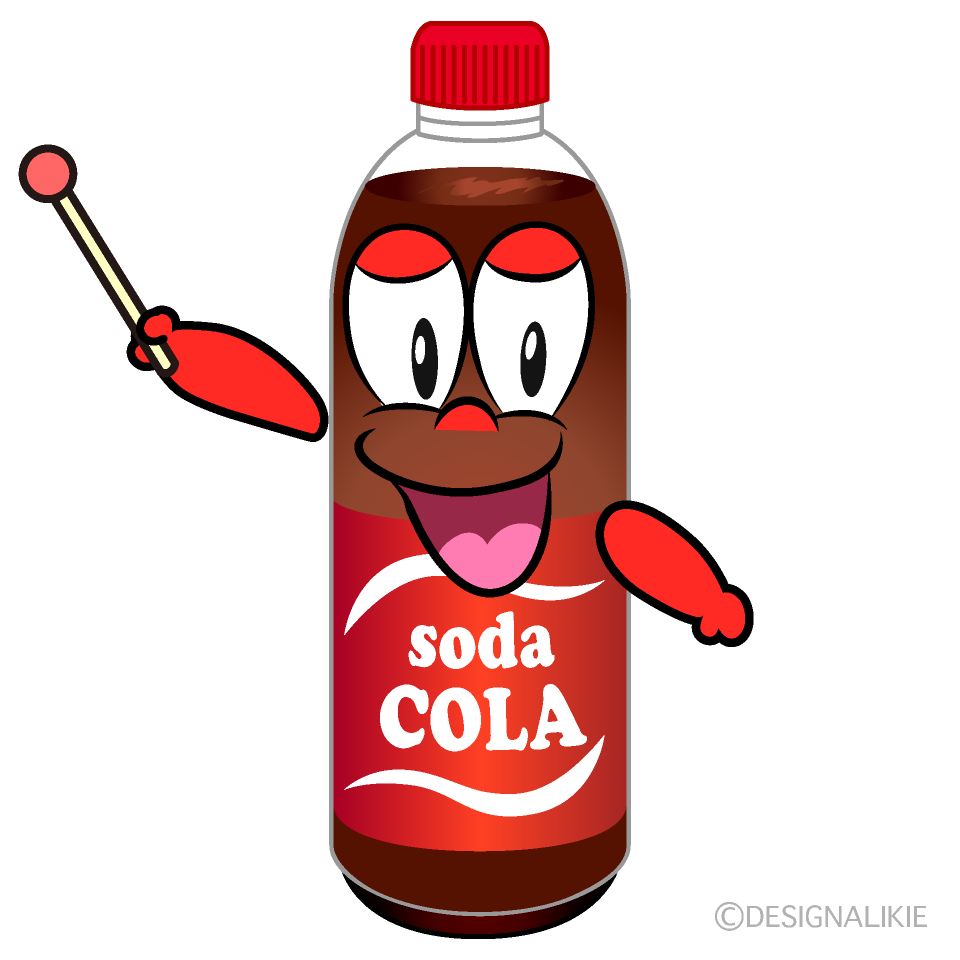 Speaking Cola Cartoon Character Image