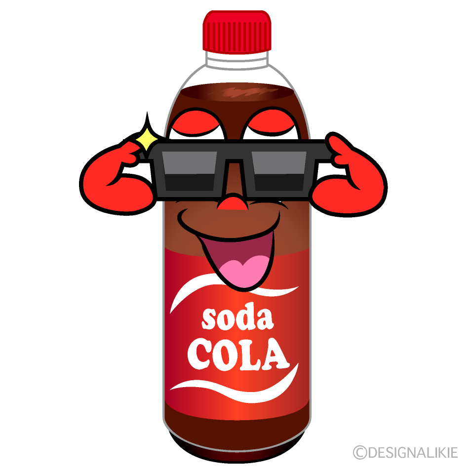 Cool Cola Cartoon Character Image