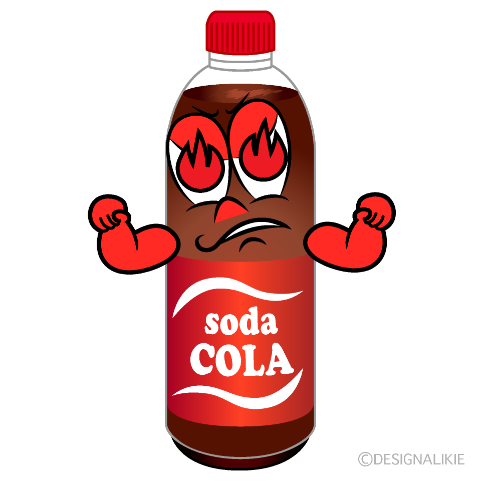 Enthusiasm Cola Cartoon Character Image