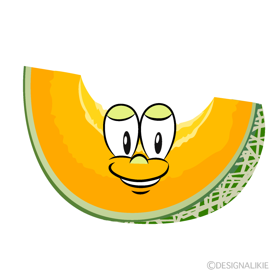 Cantaloupe Cartoon Character Image