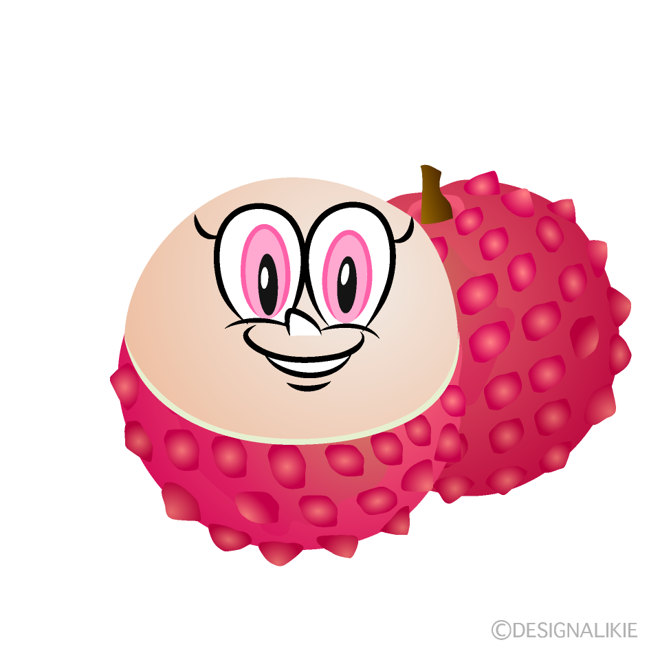 Lychee Cartoon Character Image