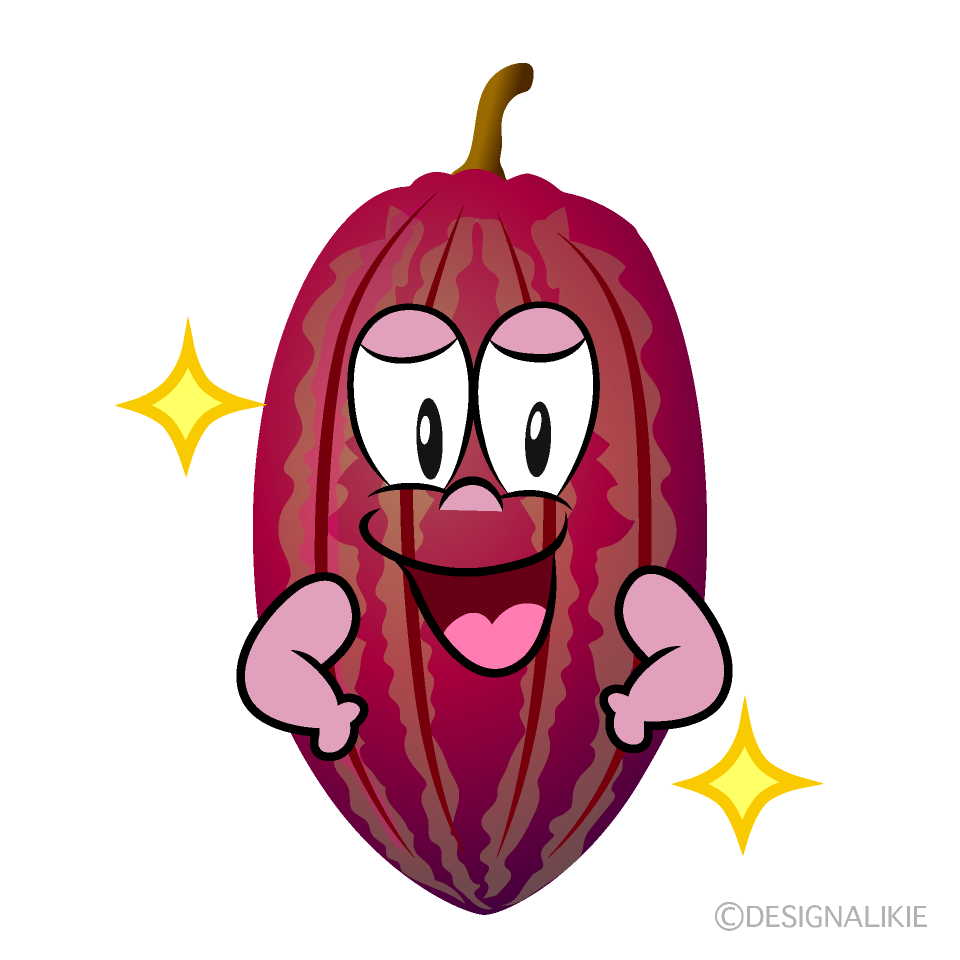 Glitter Cocoa Cartoon Character Image