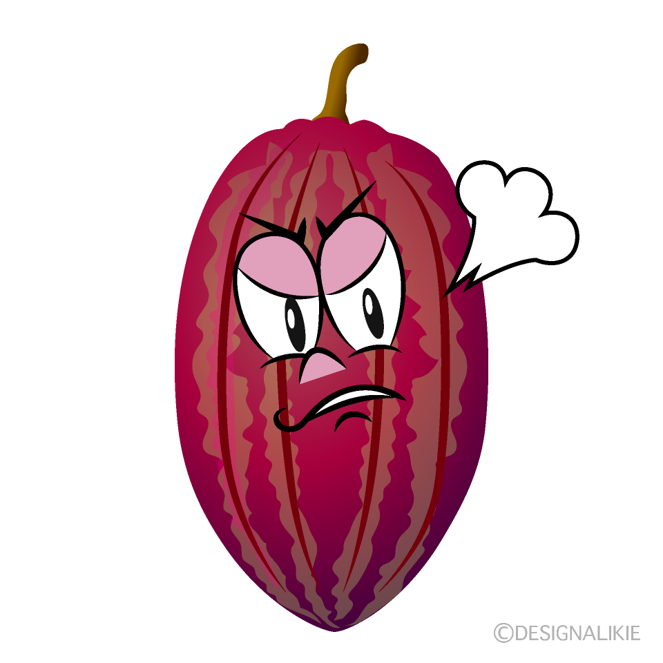 Angry Cocoa Cartoon Character Image