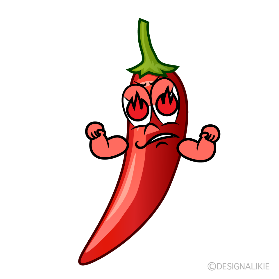 Enthusiasm Chili Pepper Cartoon Character Image