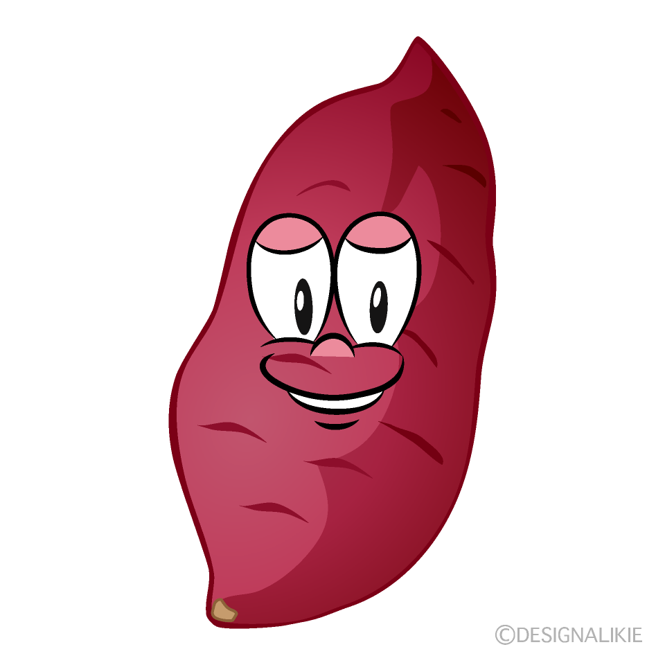 Sweet Potato Cartoon Character Image