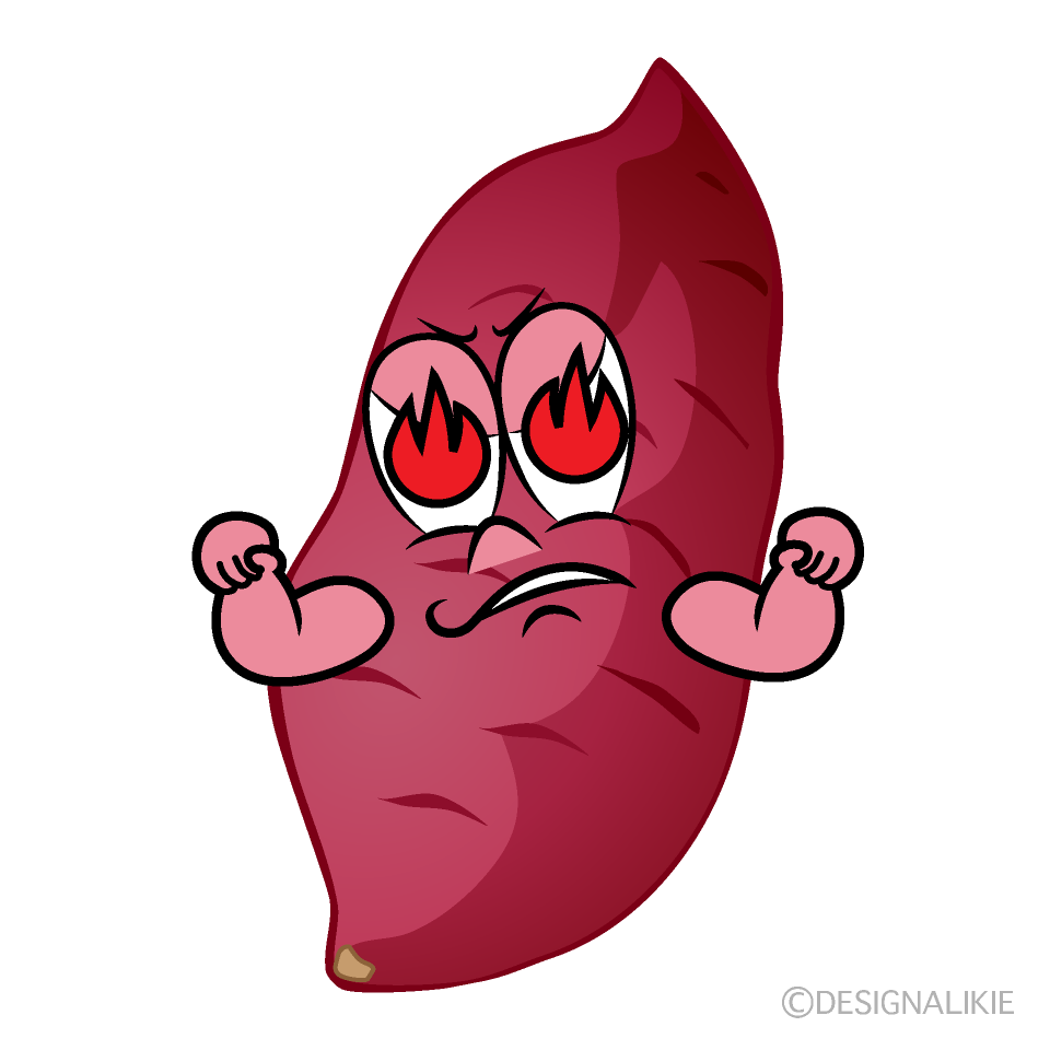 Enthusiasm Sweet Potato Cartoon Character Image