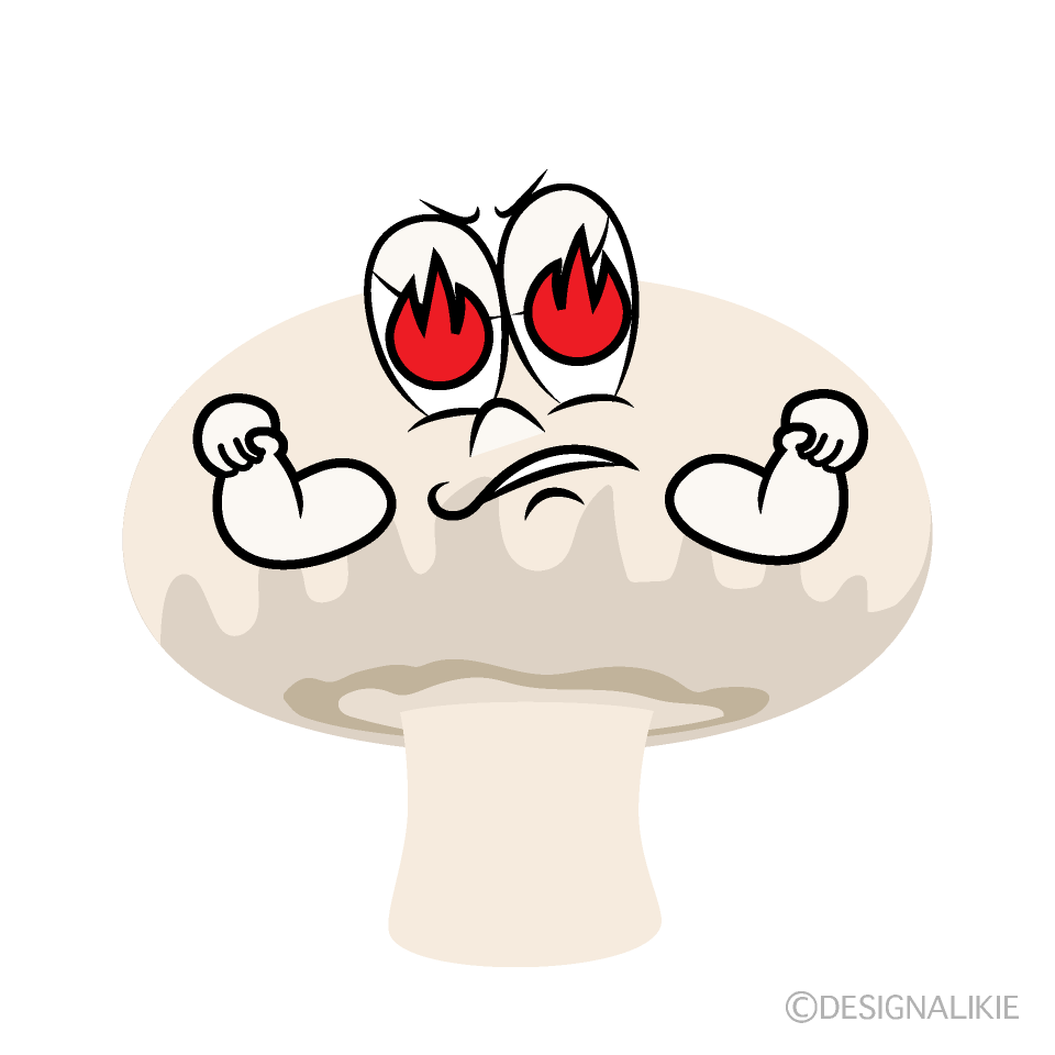 Enthusiasm Mushroom Cartoon Character Image