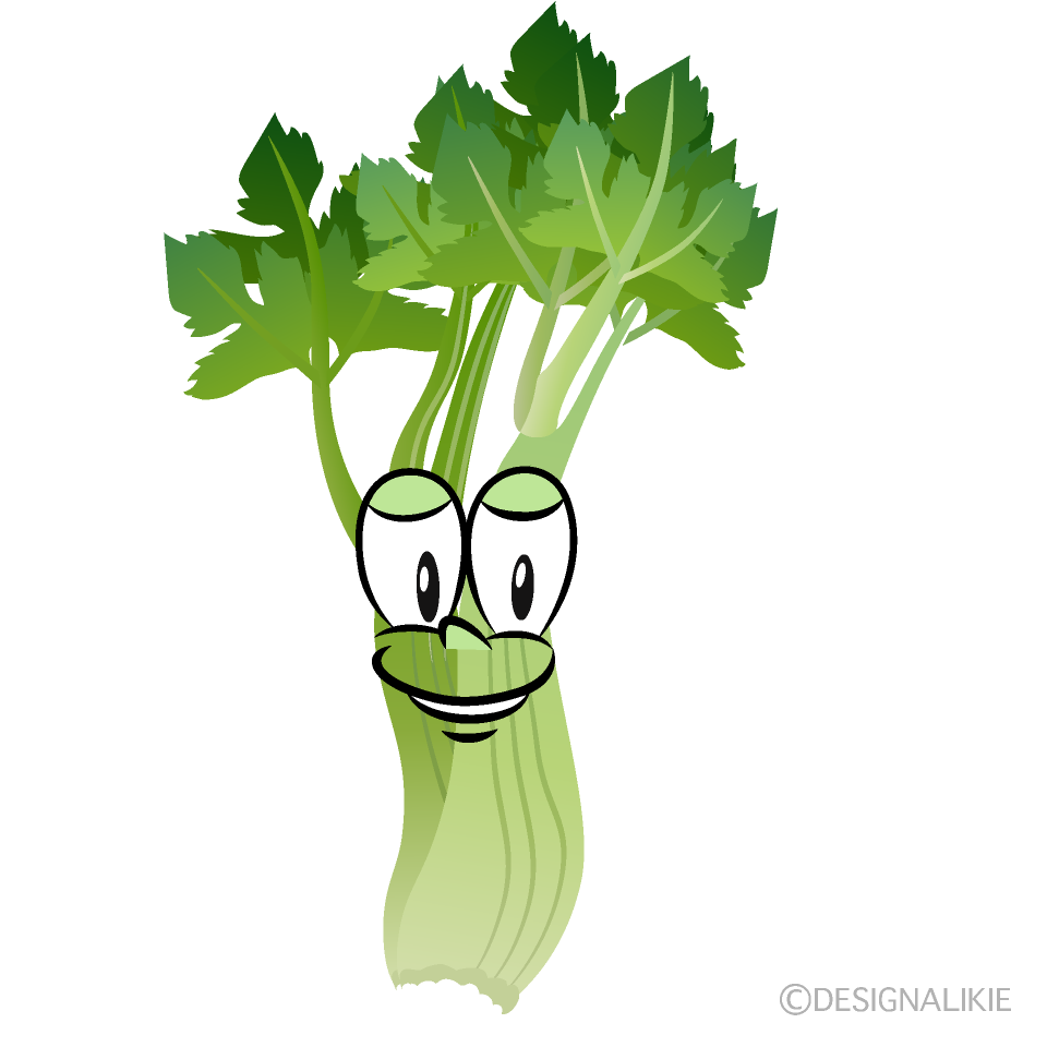 Celery Cartoon Character Image