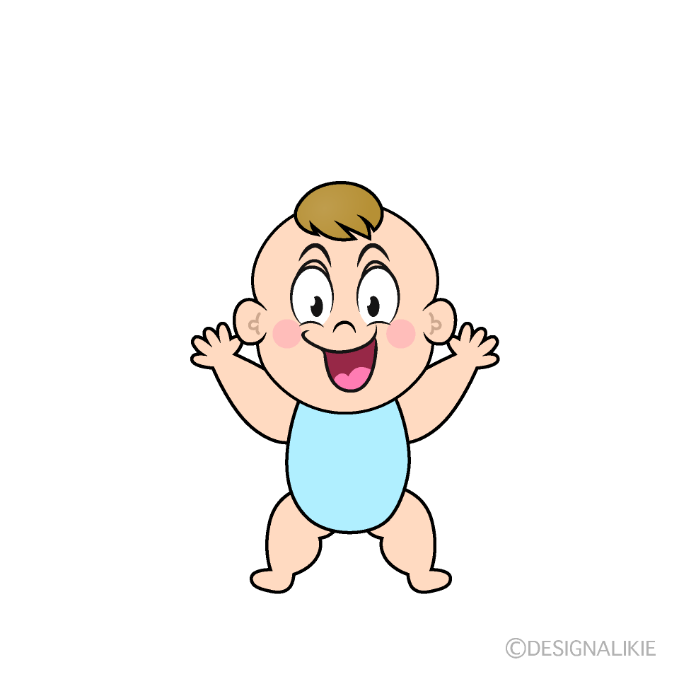 Free Surprising Baby Boy Cartoon Image｜Charatoon