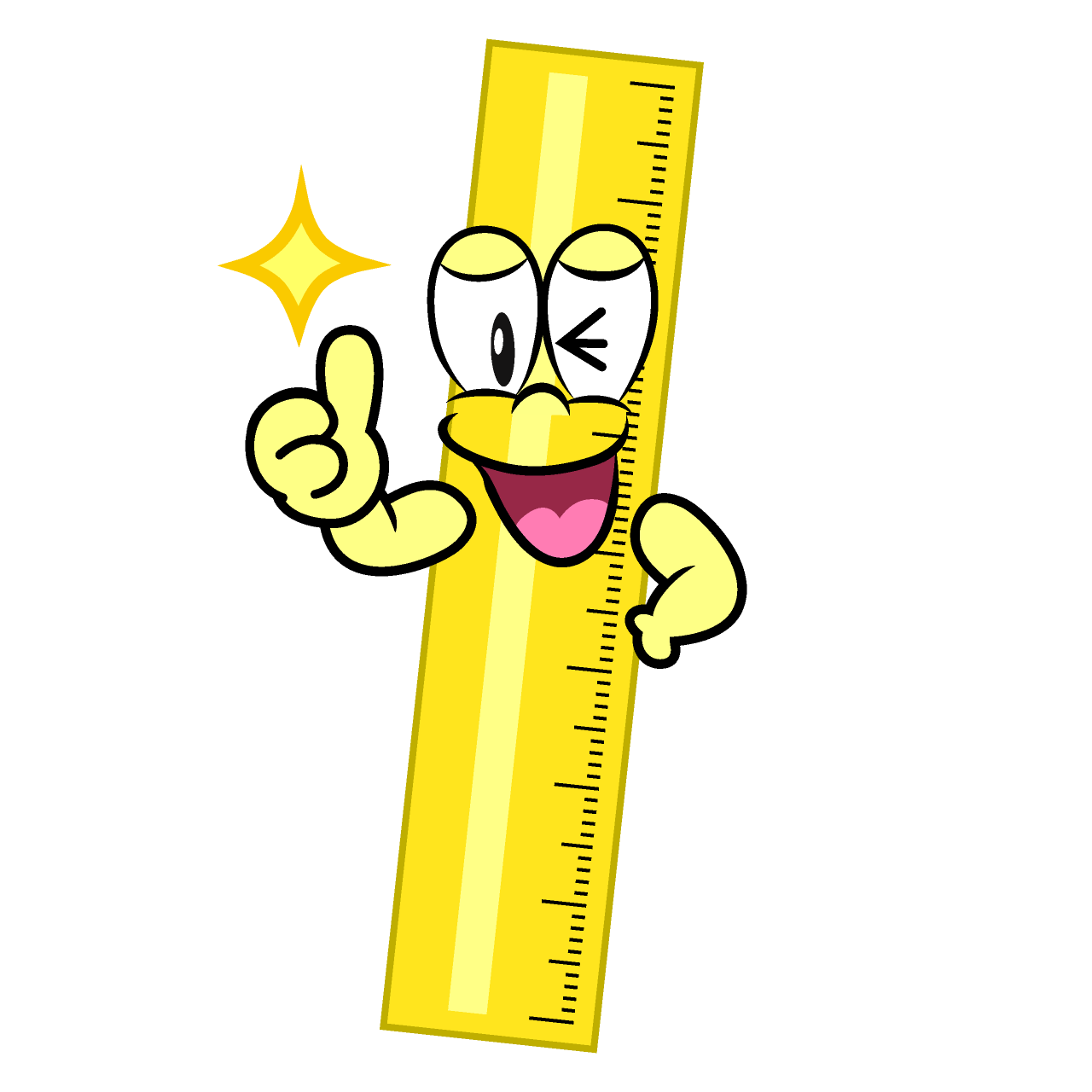 Thumbs up Ruler