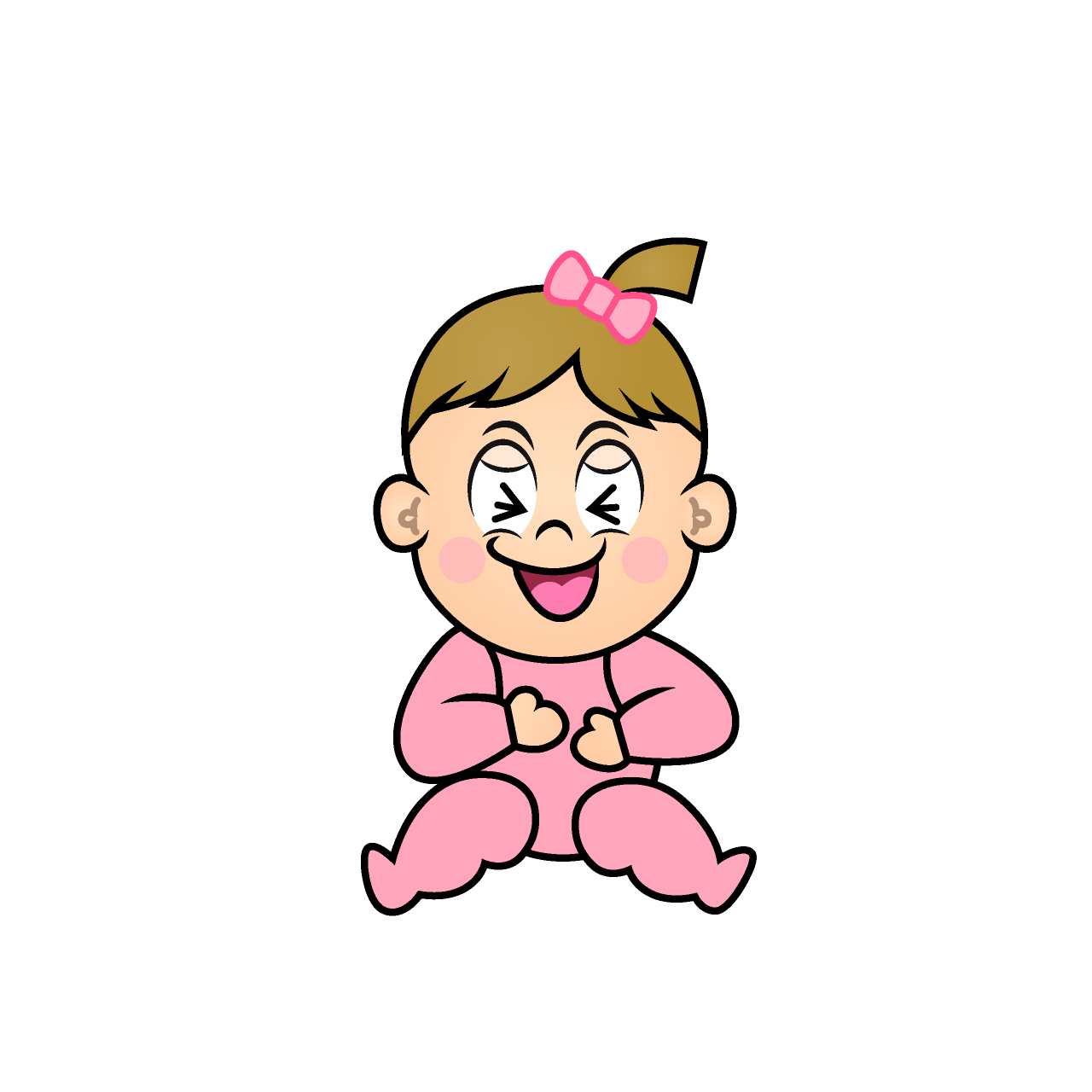 Laughing Baby Girl