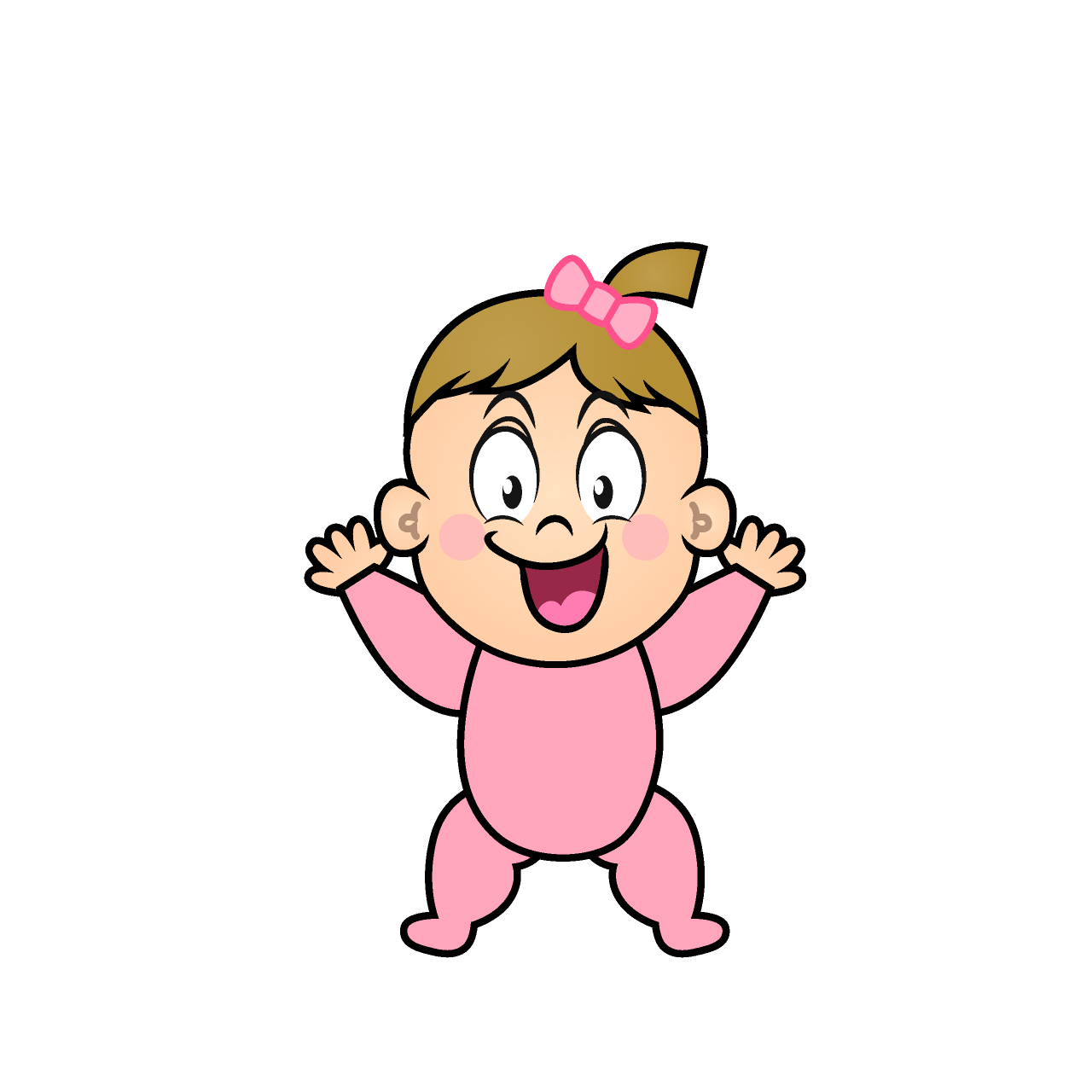 Surprised Baby Girl