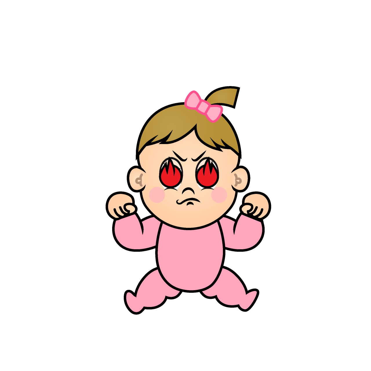 Enthusiastic Baby Girl