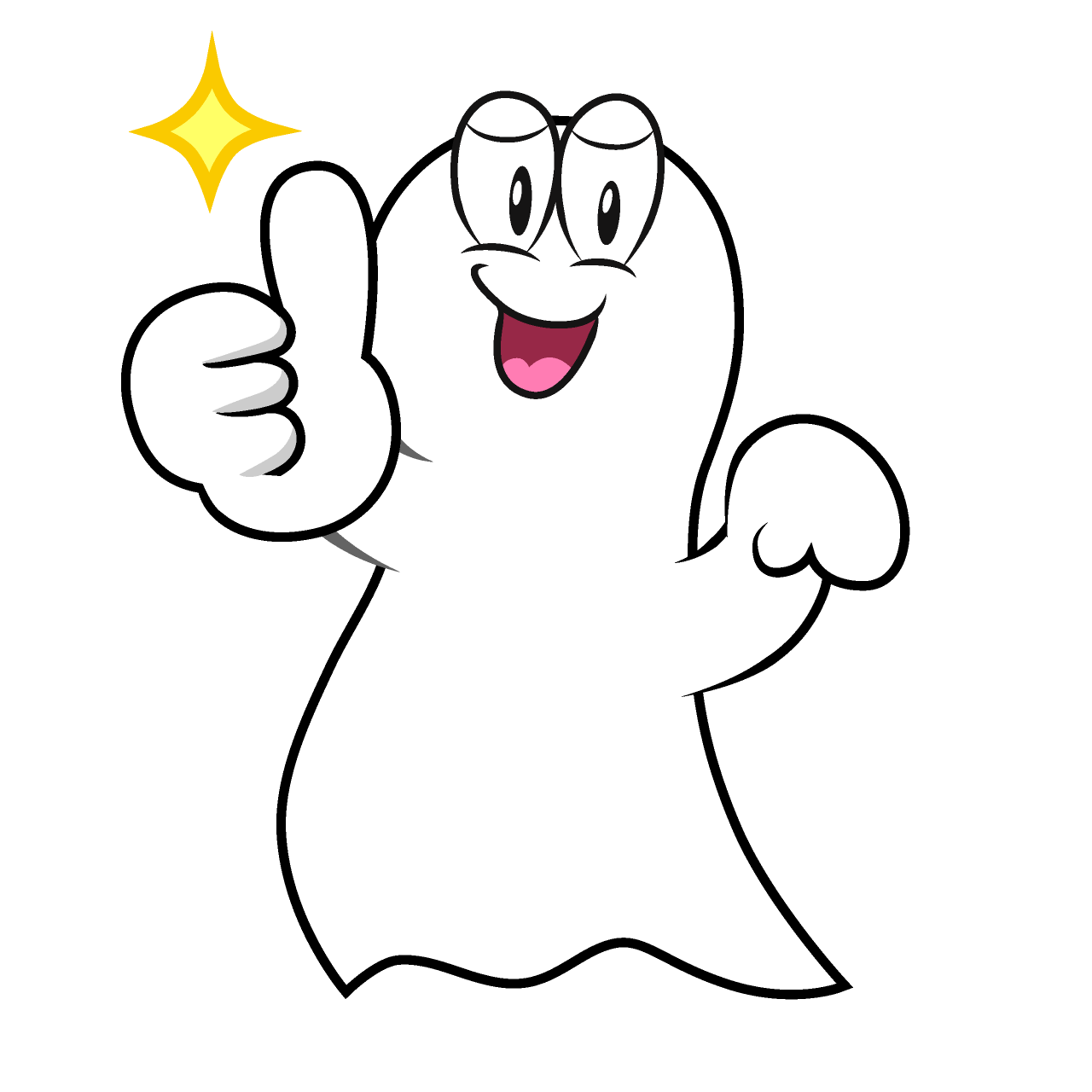 Thumbs Up Ghost