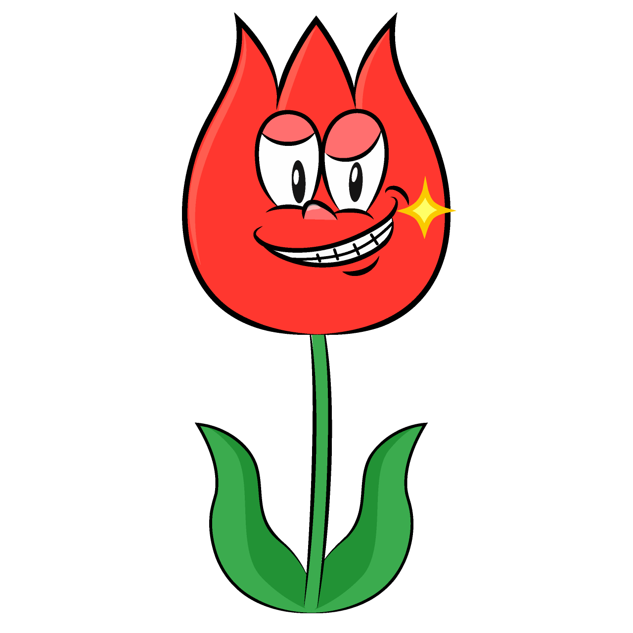 Tulipán Sonriendo