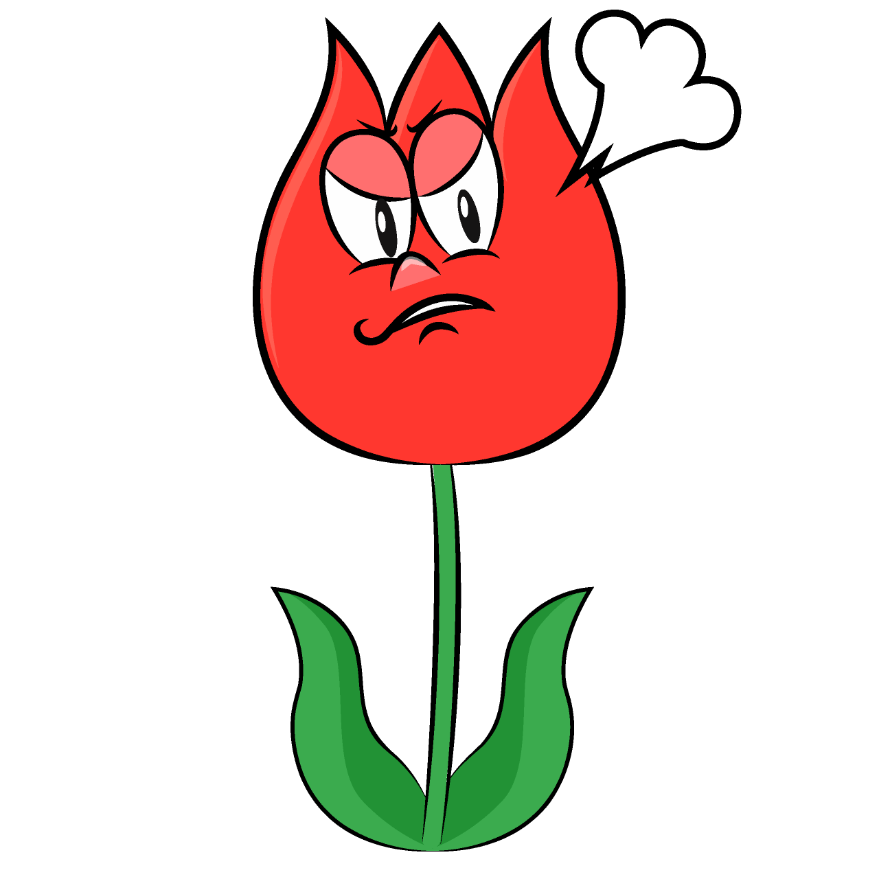 Tulipán Enojado