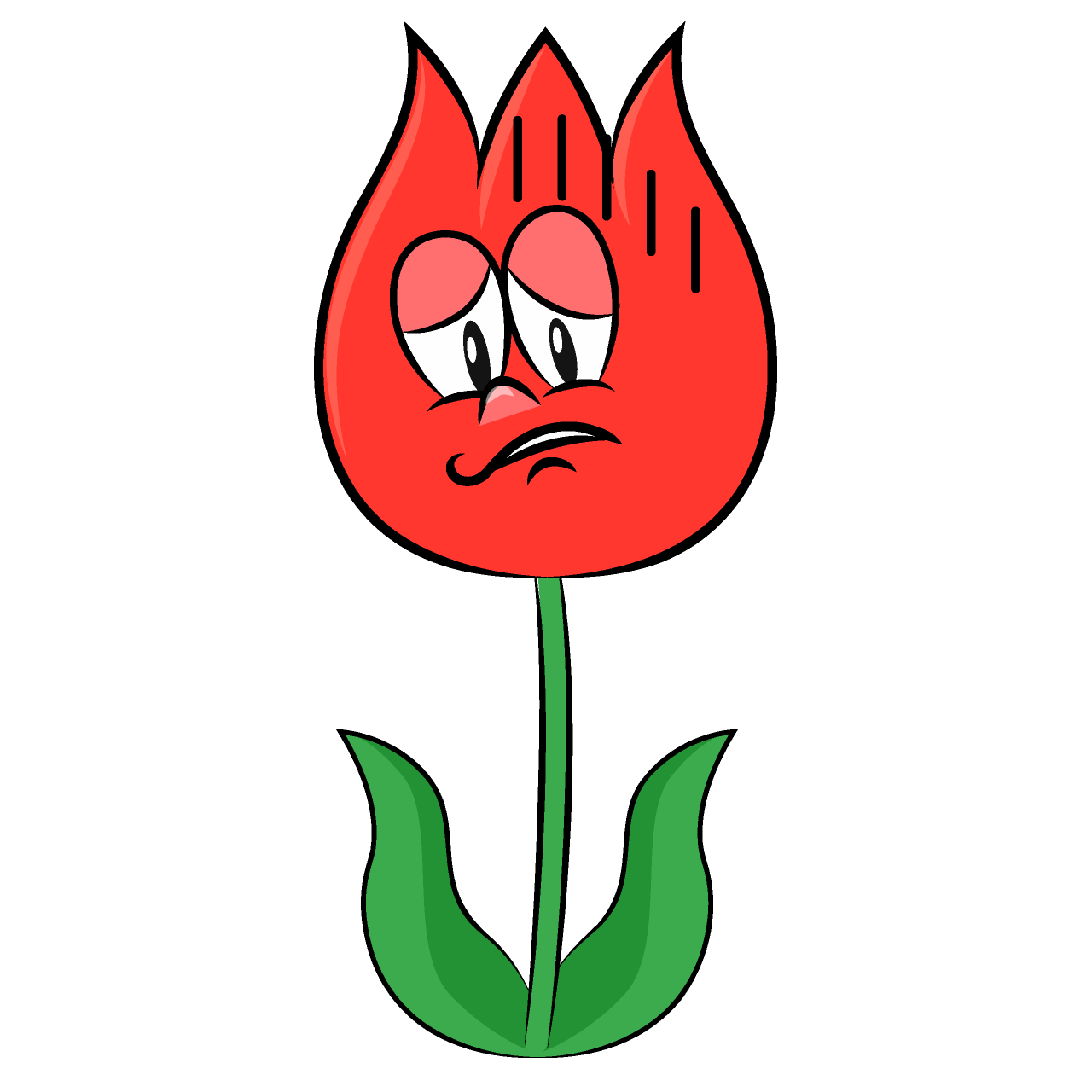 Tulipán Deprimido
