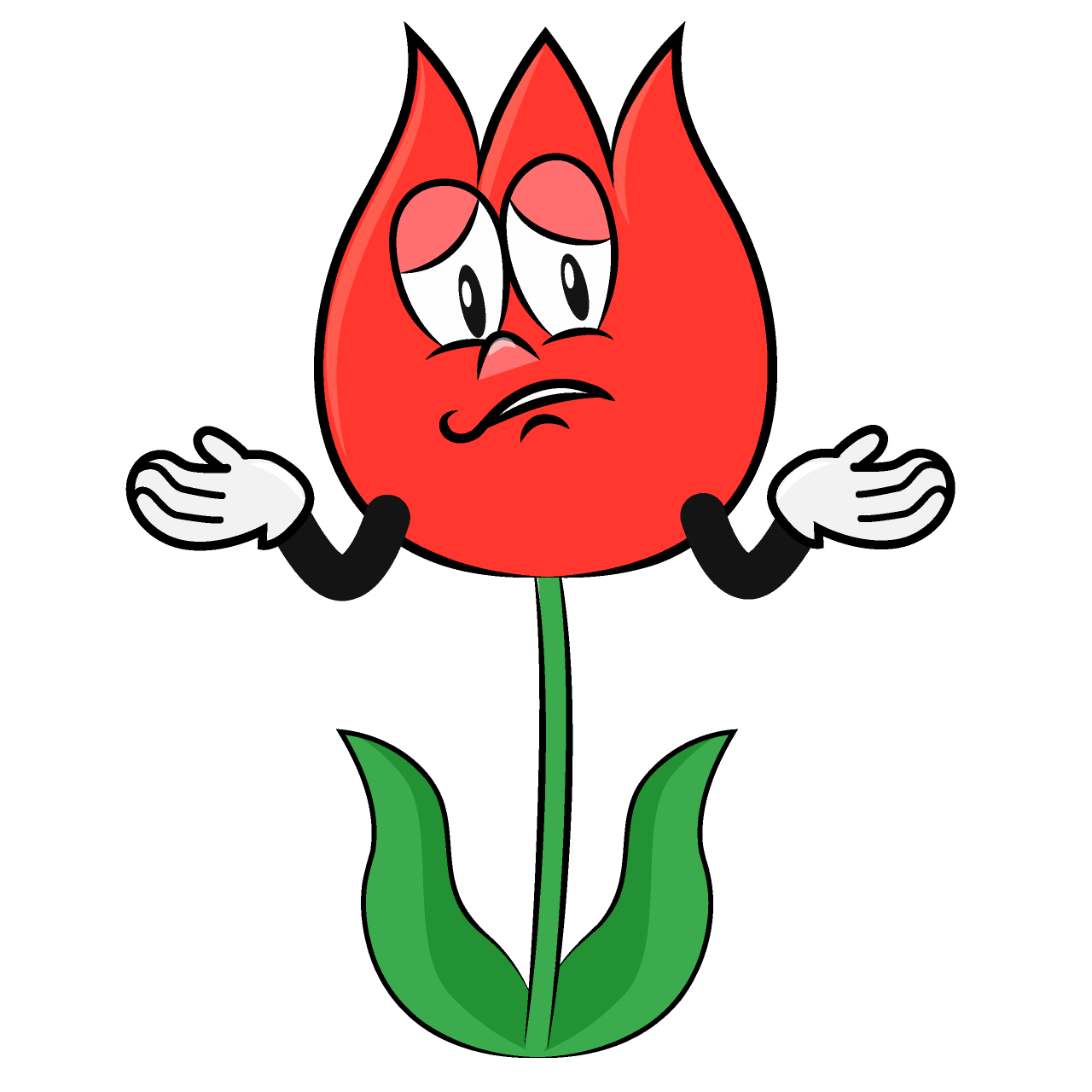 Tulipán Preocupado