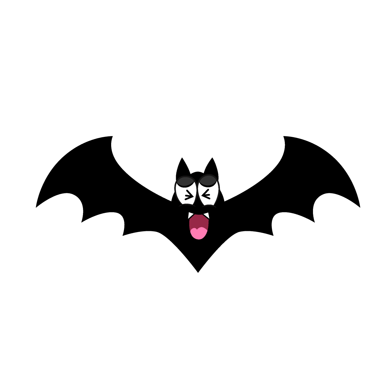 Laughing Black Bat
