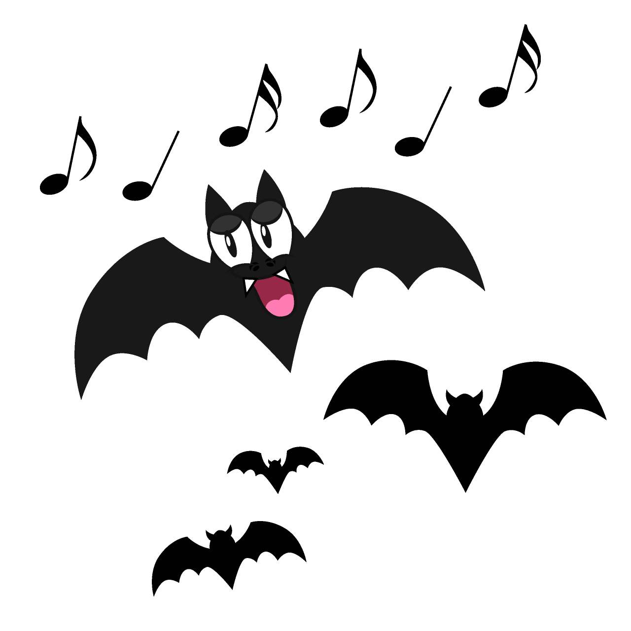 Singing Black Bat