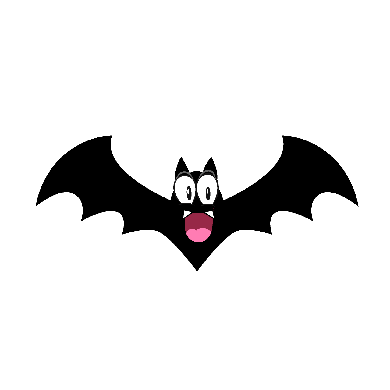 Surprised Black Bat