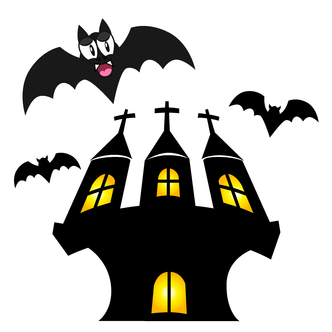 Posing Black Bat