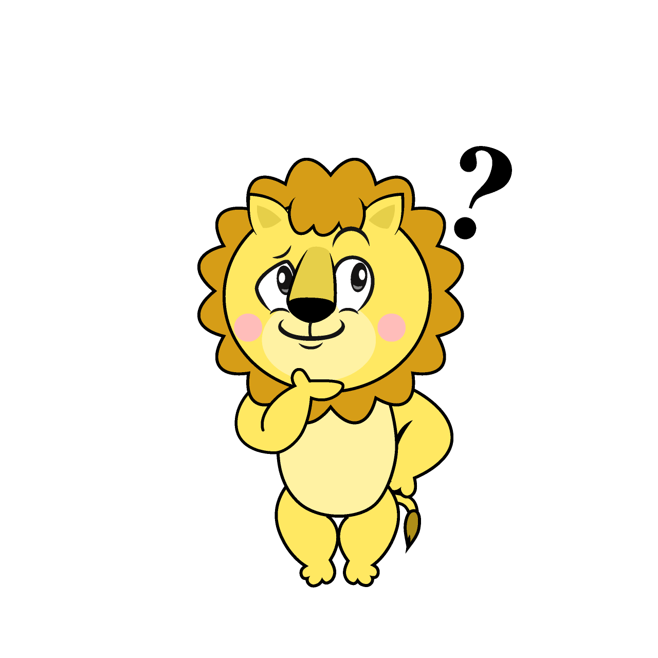 Thinking Lion
