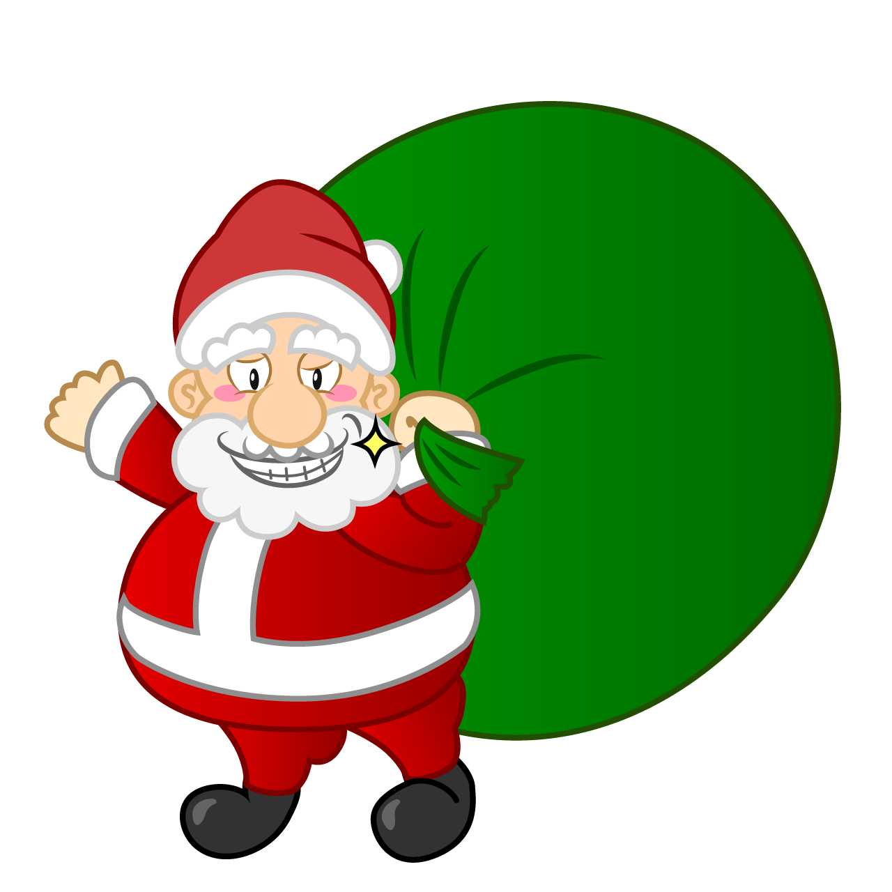 Grinning Santa